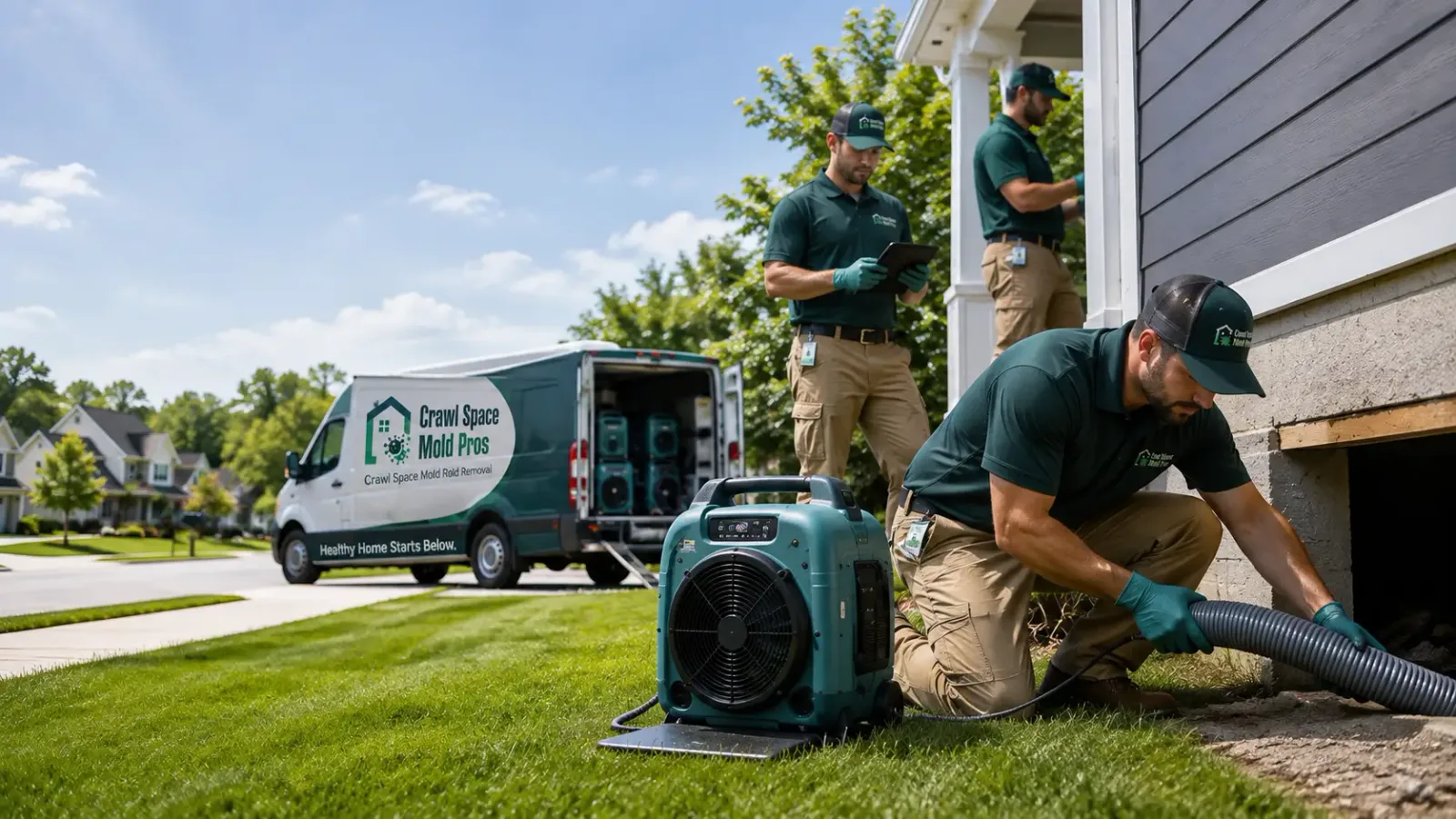 Crawl Space Mold Removal in Shrewsbury, NJ